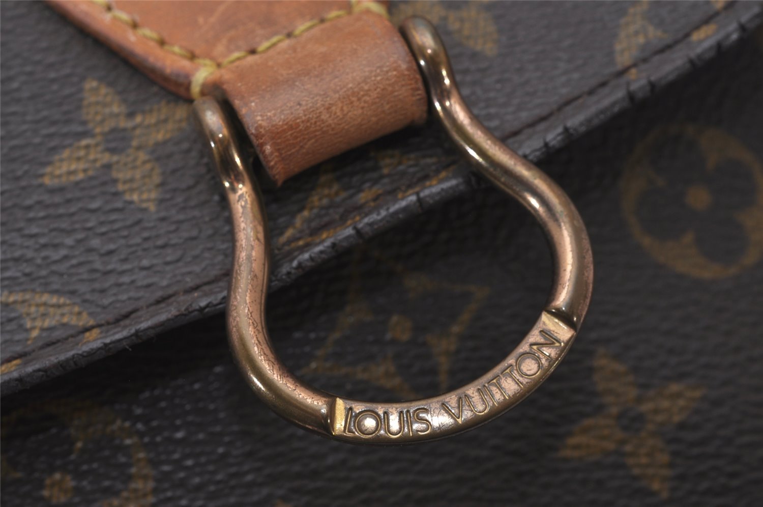 Authentic Louis Vuitton Monogram Saint Cloud GM M51242 Shoulder Cross Bag 9750I