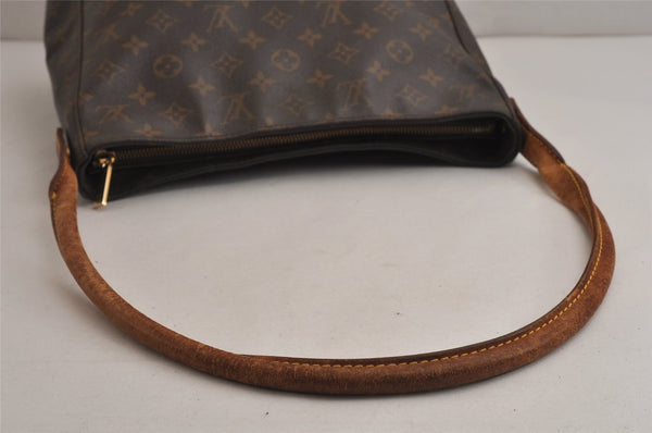 Authentic Louis Vuitton Monogram Looping GM Shoulder Bag M51145 LV 9752J