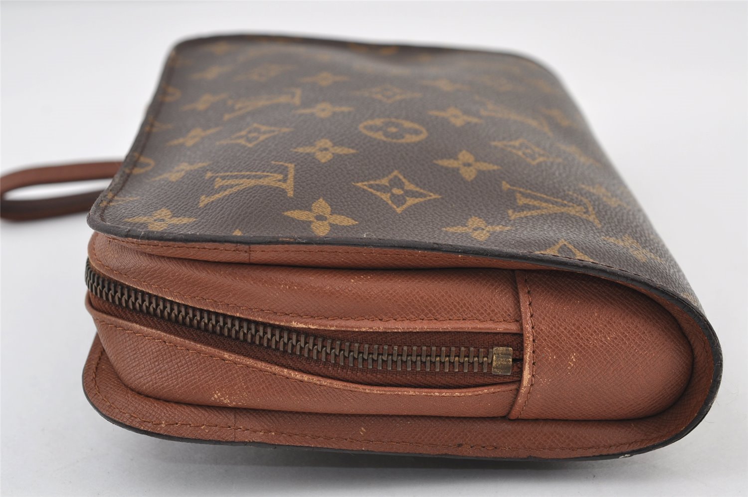 Authentic Louis Vuitton Monogram Orsay Clutch Hand Bag Purse M51790 LV 9755I