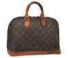 Authentic Louis Vuitton Monogram Alma Hand Bag Purse M51130 LV 9756I