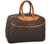 Authentic Louis Vuitton Monogram Deauville Hand Bag M47270 LV 9757I
