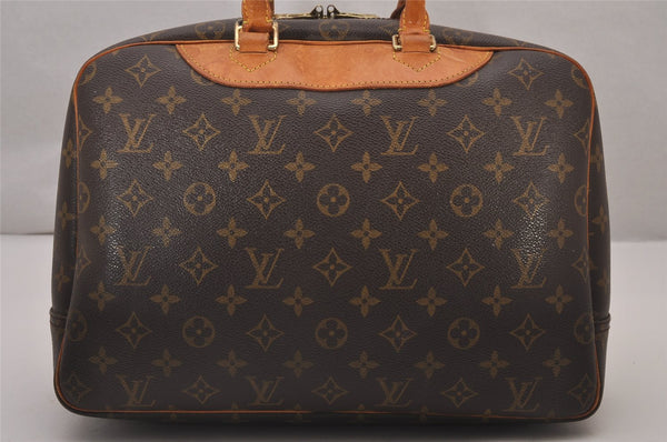 Authentic Louis Vuitton Monogram Deauville Hand Bag M47270 LV 9757I