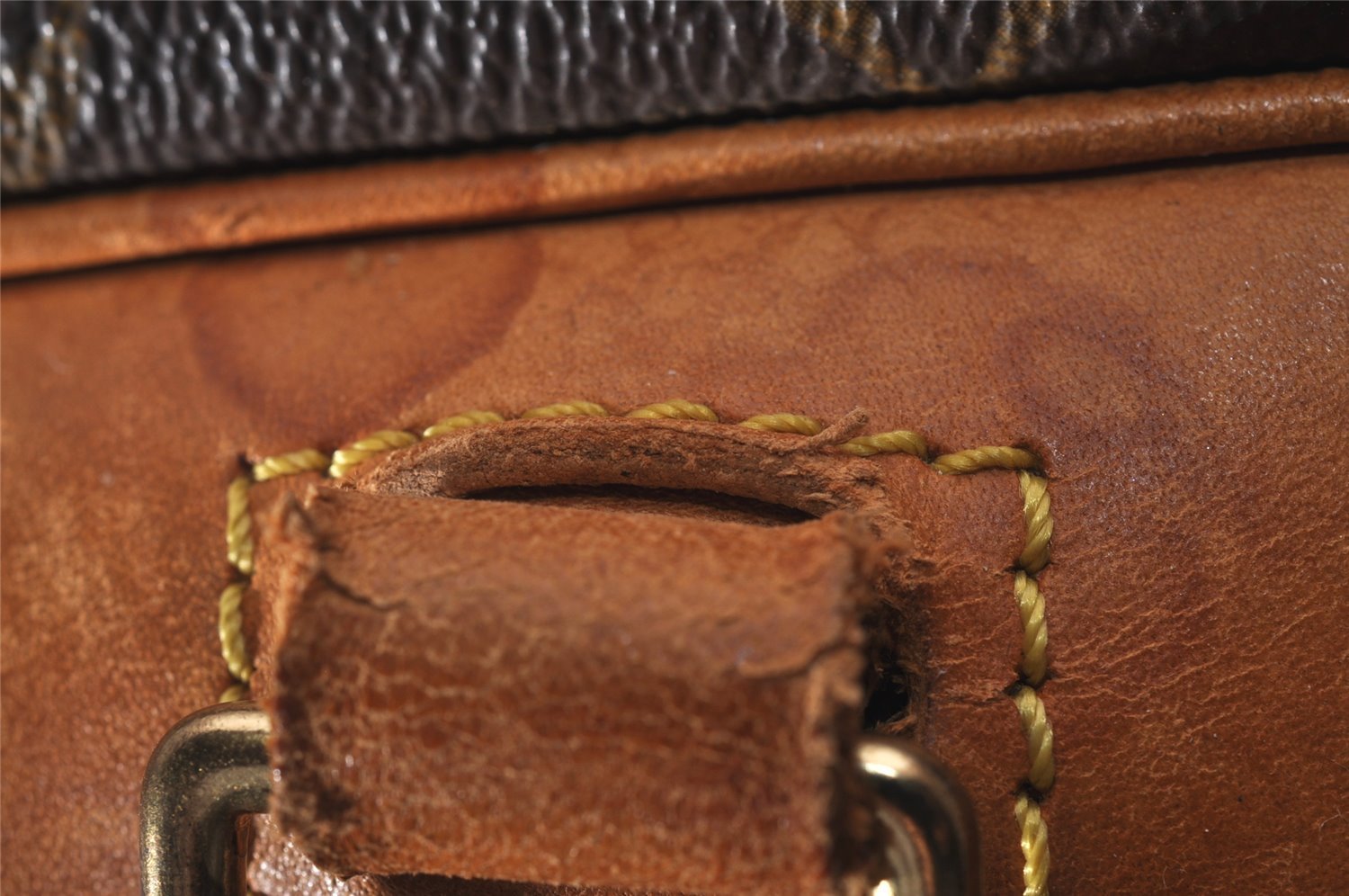 Authentic Louis Vuitton Monogram Deauville Hand Bag M47270 LV 9757I