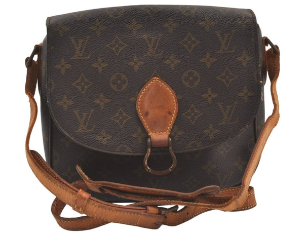 Authentic Louis Vuitton Monogram Saint Cloud GM M51242 Shoulder Cross Bag 9757J