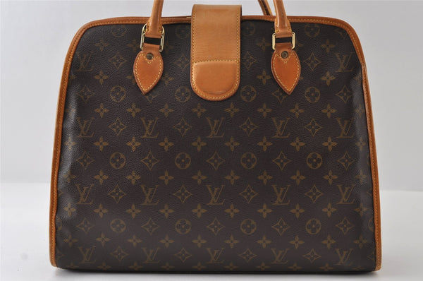 Authentic Louis Vuitton Monogram Rivoli Business bag Hand Bag M53380 LV 9760I