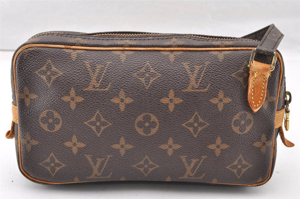 Auth Louis Vuitton Monogram Marly Bandouliere Shoulder Bag M51828 LV Junk 9761I