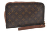 Authentic Louis Vuitton Monogram Orsay Clutch Hand Bag Purse M51790 LV 9762I