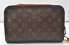 Authentic Louis Vuitton Monogram Orsay Clutch Hand Bag Purse M51790 LV 9762I
