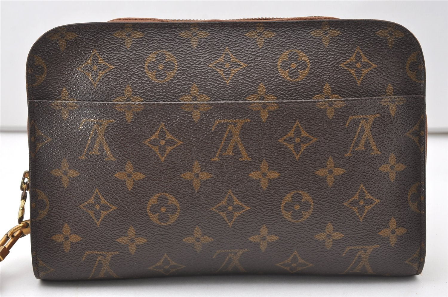 Authentic Louis Vuitton Monogram Orsay Clutch Hand Bag Purse M51790 LV 9762I