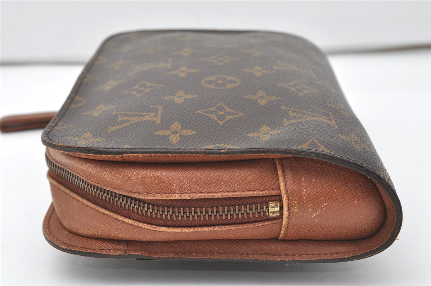 Authentic Louis Vuitton Monogram Orsay Clutch Hand Bag Purse M51790 LV 9762I