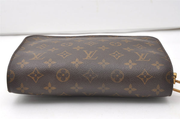 Authentic Louis Vuitton Monogram Orsay Clutch Hand Bag Purse M51790 LV 9762I
