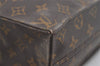 Authentic Louis Vuitton Monogram Sac Plat Hand Tote Bag M51140 LV Junk 9764I