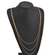 Authentic Christian Dior Gold Tone Long Chain Necklace CD 9764J