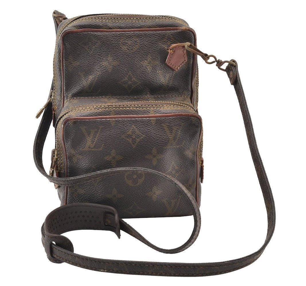 Authentic Louis Vuitton Monogram Amazone Shoulder Cross Body Bag Old Model 9765I