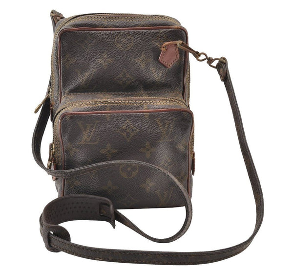 Authentic Louis Vuitton Monogram Amazone Shoulder Cross Body Bag Old Model 9765I