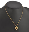 Authentic Christian Dior Gold Tone Chain Pendant Necklace CD 9767J