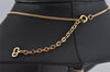 Authentic Christian Dior Gold Tone Chain Pendant Necklace CD 9767J