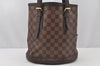 Authentic Louis Vuitton Damier Marais Bucket Shoulder Tote Bag N42240 LV 9768I