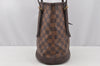 Authentic Louis Vuitton Damier Marais Bucket Shoulder Tote Bag N42240 LV 9768I