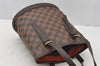 Authentic Louis Vuitton Damier Marais Bucket Shoulder Tote Bag N42240 LV 9768I