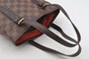 Authentic Louis Vuitton Damier Marais Bucket Shoulder Tote Bag N42240 LV 9768I