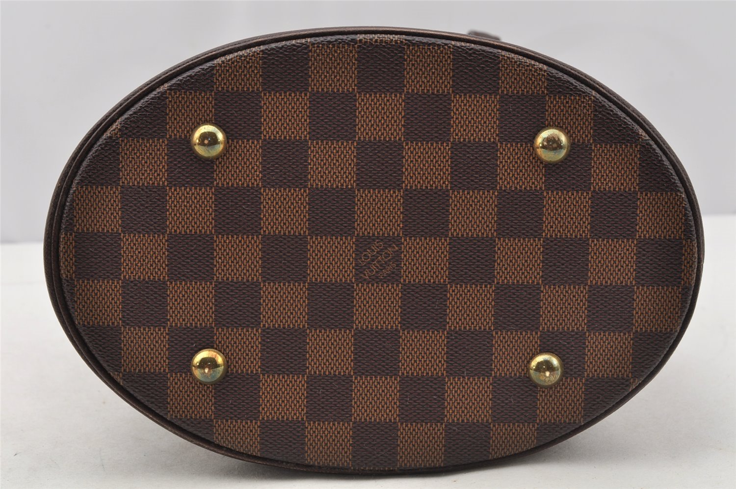 Authentic Louis Vuitton Damier Marais Bucket Shoulder Tote Bag N42240 LV 9768I