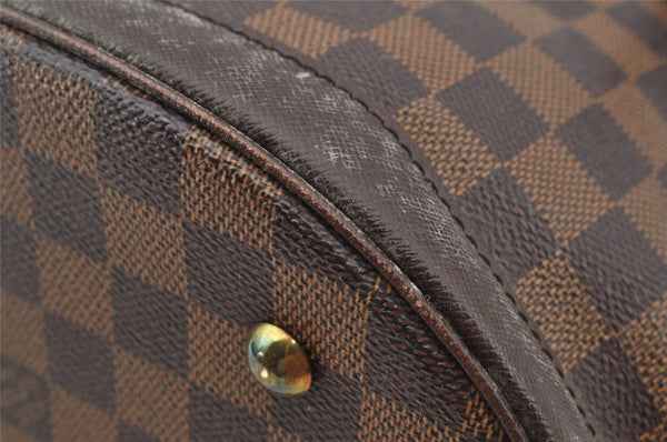 Authentic Louis Vuitton Damier Marais Bucket Shoulder Tote Bag N42240 LV 9768I