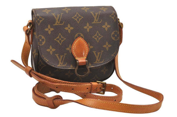 Authentic Louis Vuitton Monogram Saint Cloud PM M51244 Shoulder Cross Bag 9769I