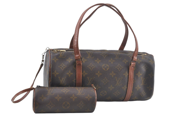 Authentic Louis Vuitton Monogram Papillon 30 Hand Bag Old Model LV 9770I