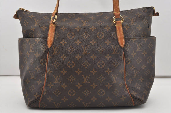 Authentic Louis Vuitton Monogram Totally MM Shoulder Tote Bag M41015 Junk 9771I