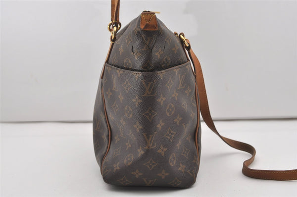 Authentic Louis Vuitton Monogram Totally MM Shoulder Tote Bag M41015 Junk 9771I