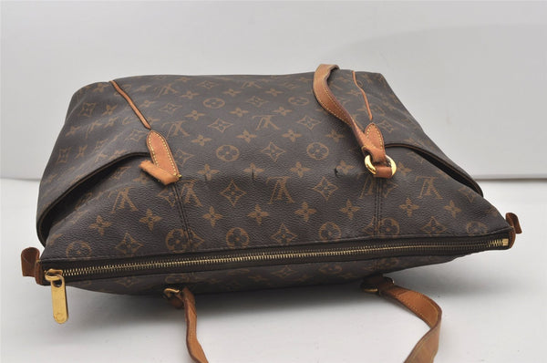 Authentic Louis Vuitton Monogram Totally MM Shoulder Tote Bag M41015 Junk 9771I