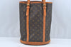 Authentic Louis Vuitton Monogram Bucket GM Shoulder Tote Bag M42236 Junk 9772I