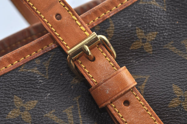 Authentic Louis Vuitton Monogram Bucket GM Shoulder Tote Bag M42236 Junk 9772I