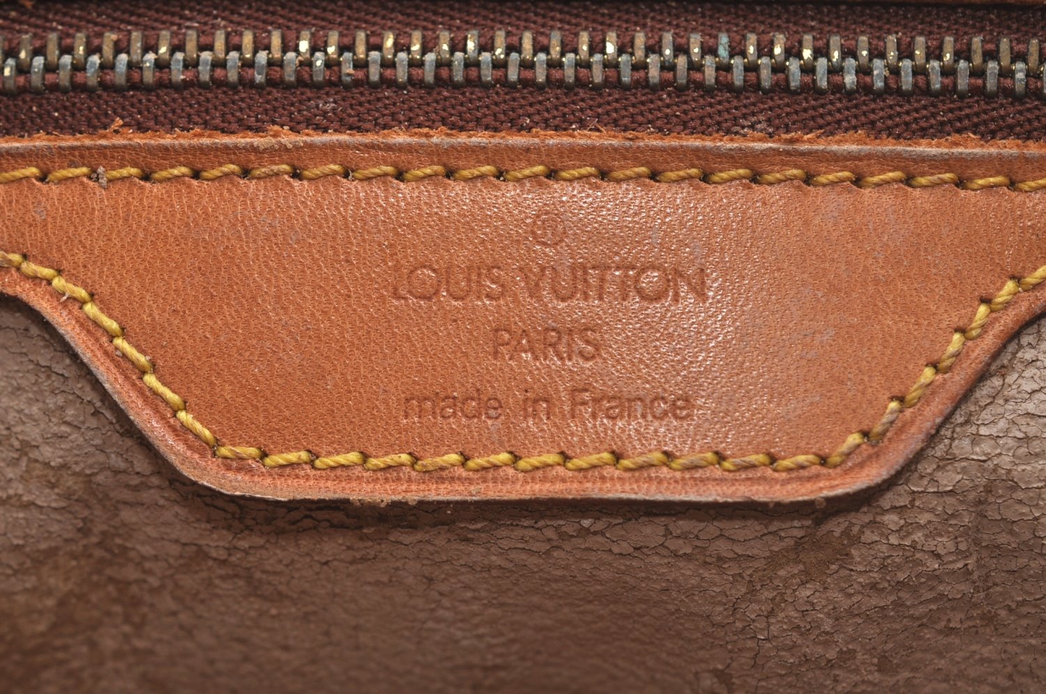 Authentic Louis Vuitton Monogram Bucket GM Shoulder Tote Bag M42236 Junk 9772I