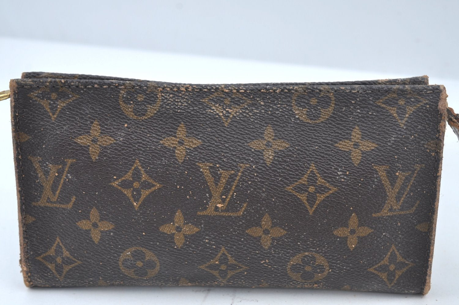 Authentic Louis Vuitton Monogram Bucket GM Shoulder Tote Bag M42236 Junk 9772I