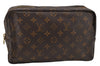 Auth Louis Vuitton Monogram Trousse Toilette 28 Clutch Bag M47522 Junk 9773I