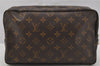 Auth Louis Vuitton Monogram Trousse Toilette 28 Clutch Bag M47522 Junk 9773I