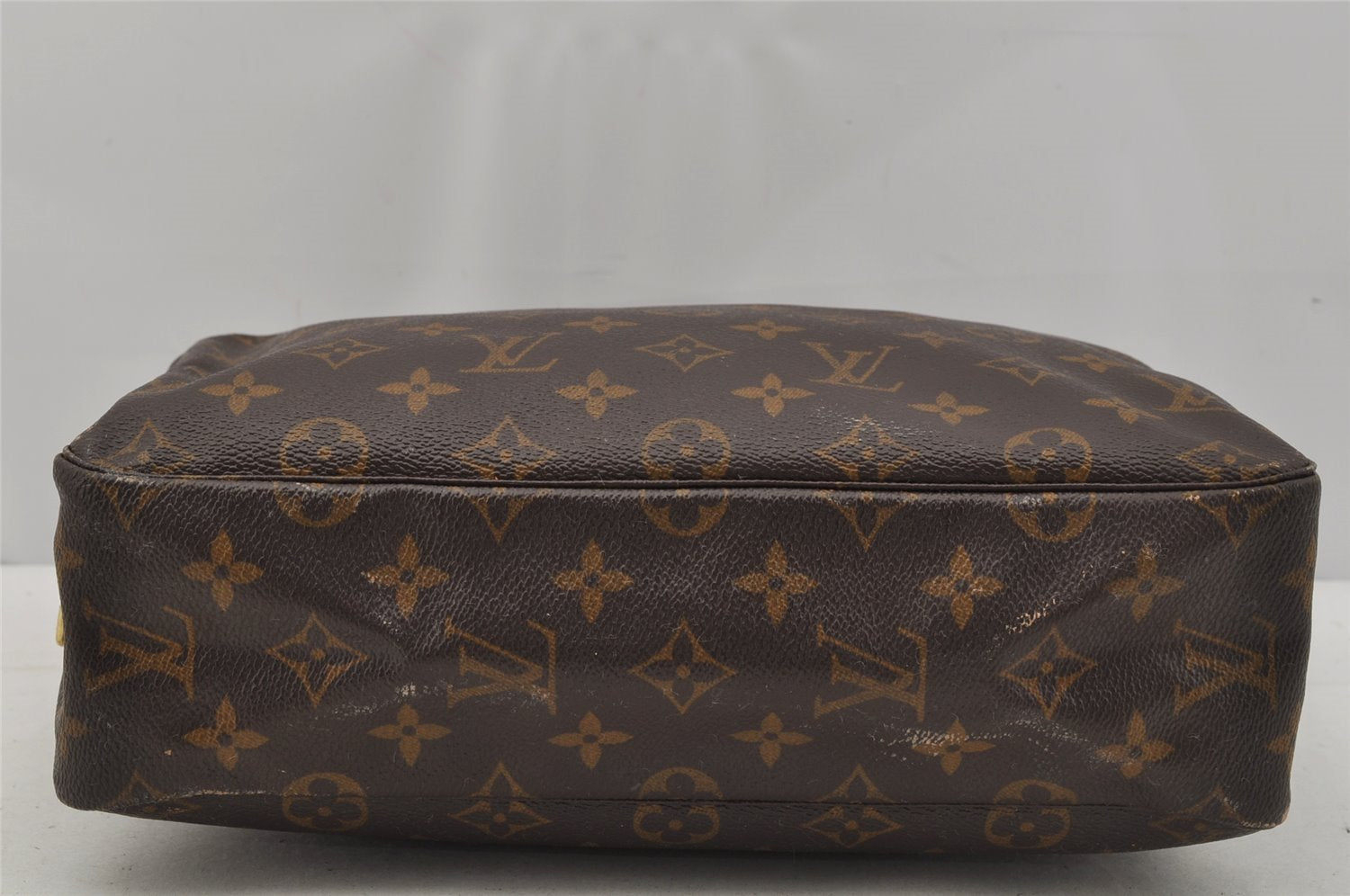 Auth Louis Vuitton Monogram Trousse Toilette 28 Clutch Bag M47522 Junk 9773I