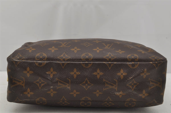 Auth Louis Vuitton Monogram Trousse Toilette 28 Clutch Bag M47522 Junk 9773I