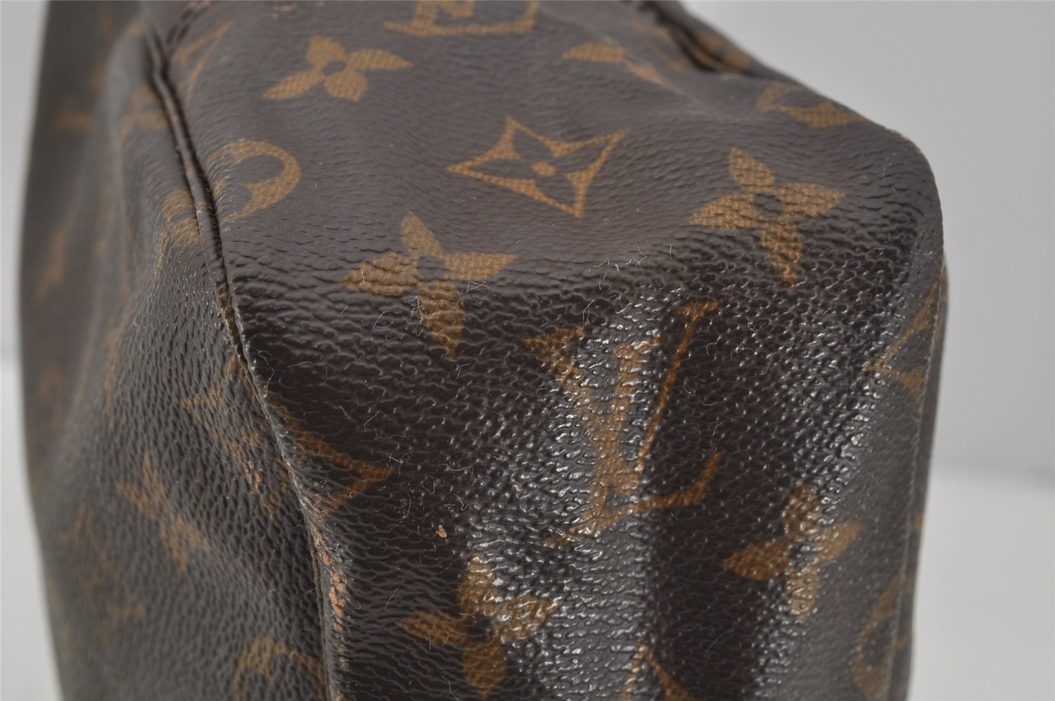 Auth Louis Vuitton Monogram Trousse Toilette 28 Clutch Bag M47522 Junk 9773I