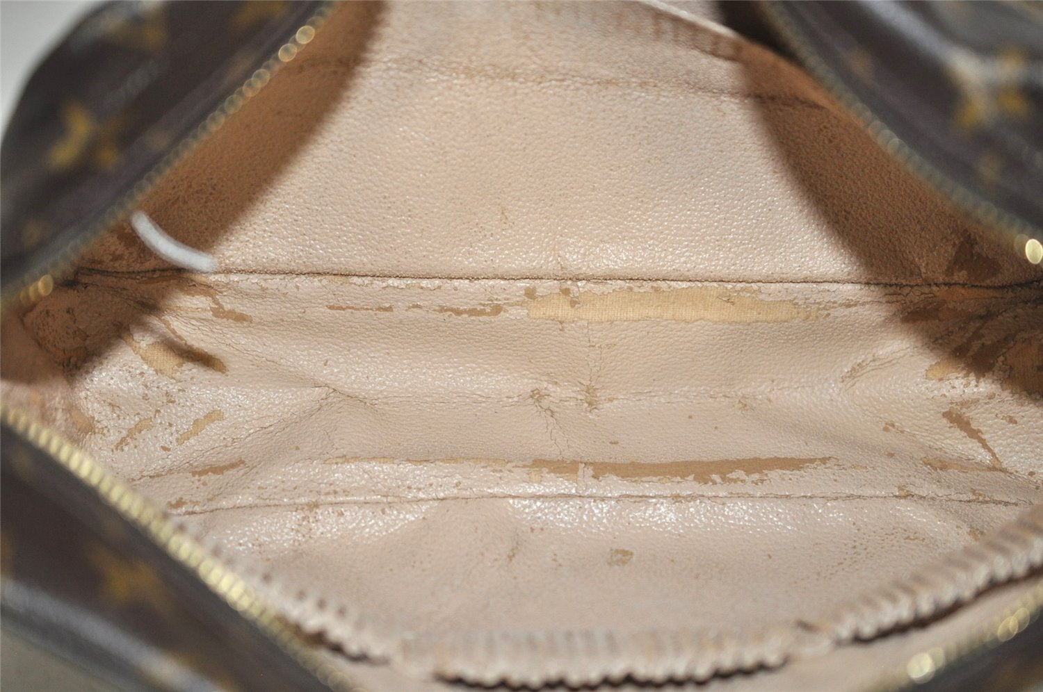 Auth Louis Vuitton Monogram Trousse Toilette 28 Clutch Bag M47522 Junk 9773I