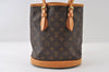 Authentic Louis Vuitton Monogram Bucket PM Shoulder Tote Bag M42238 LV 9774I