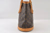 Authentic Louis Vuitton Monogram Bucket PM Shoulder Tote Bag M42238 LV 9774I