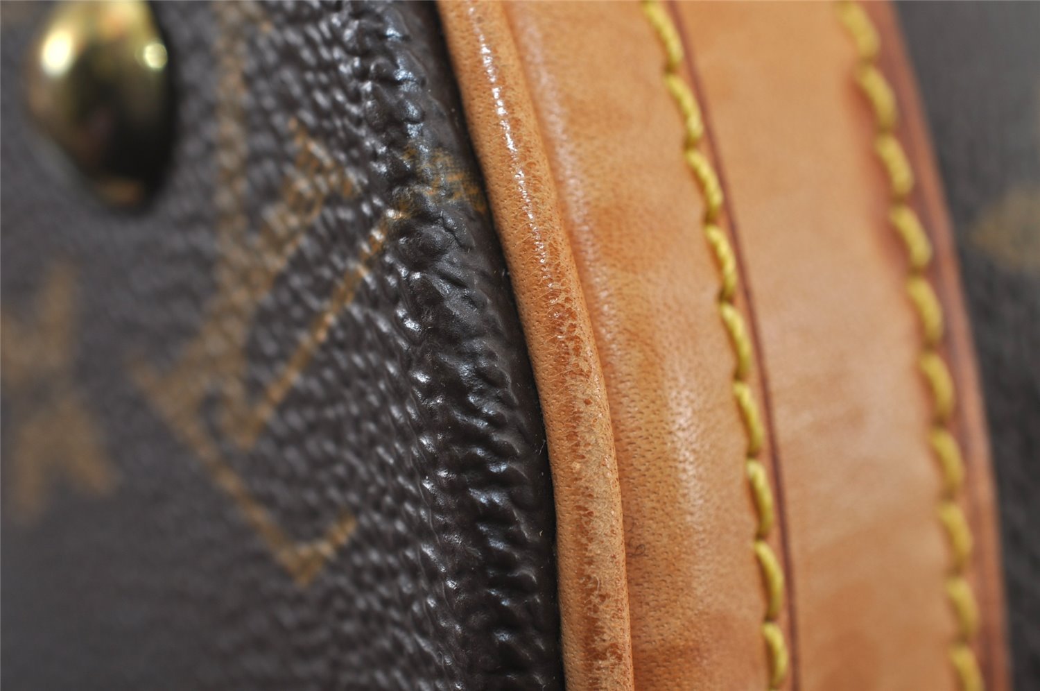 Authentic Louis Vuitton Monogram Bucket PM Shoulder Tote Bag M42238 LV 9774I