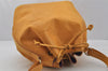 Authentic Louis Vuitton Epi Petit Noe Drawstring Bag Yellow M44109 LV 9775I