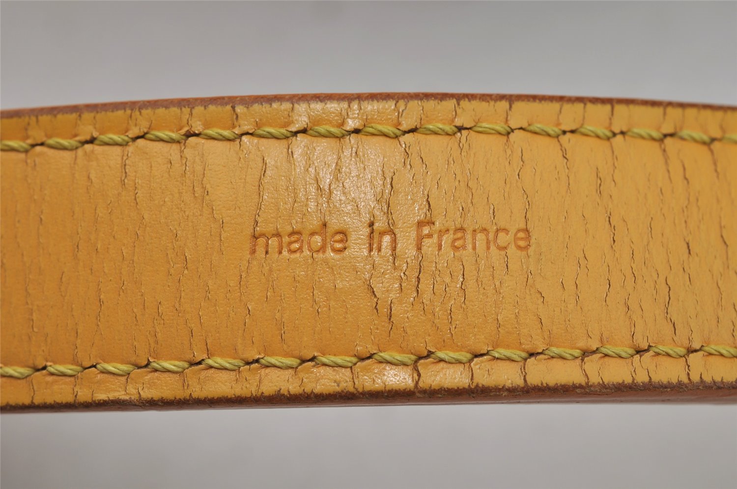 Authentic Louis Vuitton Epi Petit Noe Drawstring Bag Yellow M44109 LV 9775I