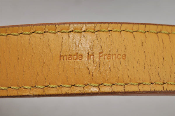 Authentic Louis Vuitton Epi Petit Noe Drawstring Bag Yellow M44109 LV 9775I