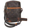 Authentic Louis Vuitton Monogram Danube Shoulder Cross Bag M45266 Junk 9776I