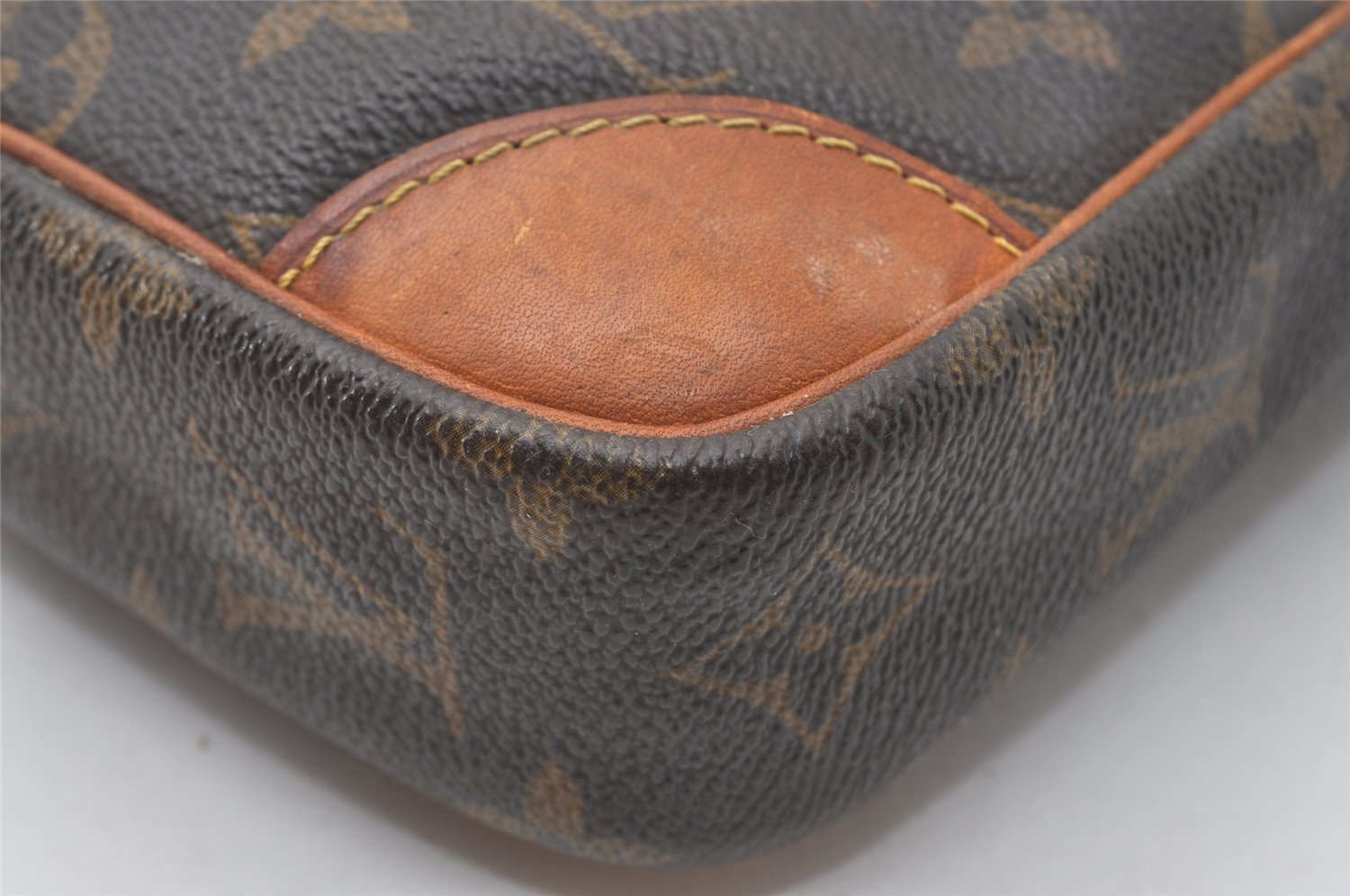 Authentic Louis Vuitton Monogram Danube Shoulder Cross Bag M45266 Junk 9776I